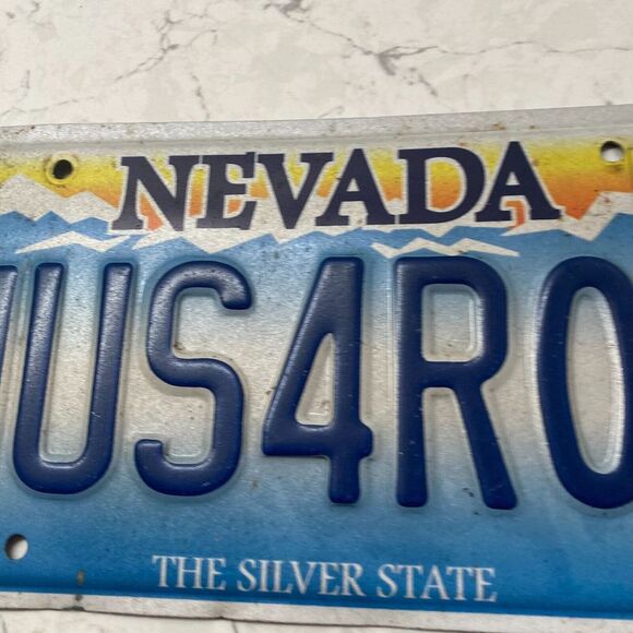 US The Silver State of Nevada #JUS4R0N Collectibles Motor Vehicles License Plate - Picture 3 of 6